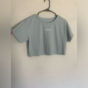Alphalete cropped tee
